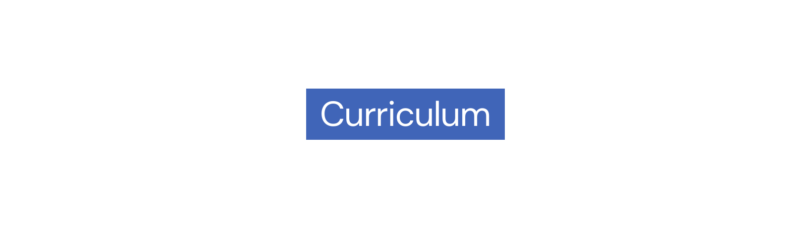 Curriculum